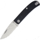 Manly Wasp Slip Joint S90V Folding Knife, 2.88in Satin Cpm S90V SS Blade, Black G10 Handle, WASP CPM S90V BLACK