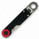 Mantis Churchkey, Aluminum Handle, Blk Blade w/Bottle Opener, Plain MNM-3