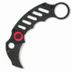 Mantis Cinq 1, Black Stainless Handle, Black Blade, Plain MNMK-1