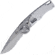 Mantis Gearhead Linerlock Bead DP Folding Knife, 3.38in Bead Blast Finish Partially Serrated Drop Point, Bead Blast Finish Handle, GH2019DPS