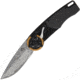 Mantis Gearhead Linerlock Dam CF Folding Knife, 3 Damascus steel drop point blade, Carbon fiber handle, GH2028DP