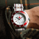 Marathon Adanac Maple Steel Navigator w/ Date Automatic Unisex Watches, Sapphire, 41mm, Red,, Red and White, WW194030SS-1601