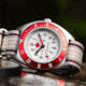 Marathon Adanac Maple Steel Navigator w/ Date Automatic Unisex Watches, Sapphire, 41mm, Red,, Red and White, WW194030SS-1601