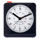 Marathon Analog Desk Alarm Clock w/Auto-Night Light, Blue, CL030053-MB-WH-NA