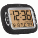 Marathon Atomic Alarm Clock w/Temperature and Date, Black CL030051BK