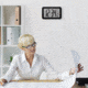 Marathon Atomic Wall Clock w/8 Time Zones and Stand, Black, CL030033-BK-00-NA