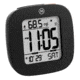 Marathon Compact Alarm Clock w/Temperature and Date, Black, CL030058-BK-00-NA