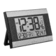 Marathon Digital Wall Clock w/Auto-Night Light, Graphite Gray CL030052GG