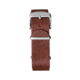 Marathon Leather Nato Watch Strap, 22mm, Dark Tan, WS-LDS-DTSS-22-11