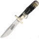 Marbles Black Stag Safety Folder Folding Knife, Mirror finish stainless blade, Black stag bone handle, KE04 / MR477