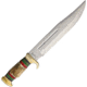 Marbles Bowie Stag Knife, 11.25 satin finish stainless clip point blade, Stag bone and pakkawood handle, # 10 / MR574