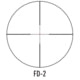 March Scopes Normal Turret 2.5-25x52mm, 30mm Tube, Second Focal Plane, FD-2 Reticle, MIL, Black, D25V52IMLFD-2 Reticle