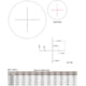 March Scopes Normal Turret 2.5-25x52mm, 30mm Tube, Second Focal Plane, MTR-1 Reticle, MOA, Black, D25V52IMTR-1 Reticle