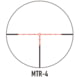 March Scopes Normal Turret 2.5-25x52mm, 30mm Tube, Second Focal Plane, MTR-4 Reticle, MOA, Black, D25V52IMTR-4 Reticle
