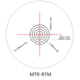 March Scopes Normal Turret 2.5-25x52mm, 30mm Tube, Second Focal Plane, MTR-RTM Reticle, MOA, Black, D25V52IMTR-RTM Reticle