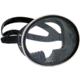 Marine Sports Mask Black Rubber Round w/ Nose hold, 4027