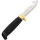 Marttiini Condor Guthook Fixed Blade Knife, 3.5in, Stainless Steel, Standard Edge, Mirror Polish, Black, Handle MN185015