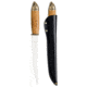 Marttiini Salmon Fillet Fixed Blade Knife, 7.4in, X46Cr13, Finnish Heat-Treated Curly Birch, 552017