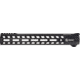 MASP Industries Alpha AR-15 Handguard, 13.1in, Black, MASPALHG131BLK