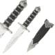 Master Cutlery Fixed Blade, 11.75in, Stainless Steel Blade, Metal Ring Handle RG-6002