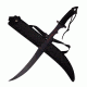 Master Cutlery Fixed Blade, 26in, Stainless Steel Blade, Black Cord Wrapped Full Tang Stainless Steel Handle HK-1482DX