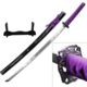 Master Cutlery Fixed Blade, 40in, Carbon Steel Blade, Purple Cord Wrapped Handle, SW-72PE