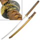 Master Cutlery Fixed Blade, 46in, Stainless Steel Blade, Hidden Tanto In Gold Handle JS-647G