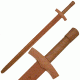 Master Cutlery Martial Art Hardwood Training Equipment 38.5" Overall 1608
