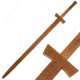 Master Cutlery Martial Art Hardwood Training Equipment 48" Overall 1607
