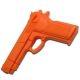 Master Cutlery Rubber Training Gun 7in Overall, 3200OR