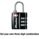 Master Lock Luggage Padlock