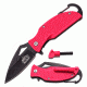 Master USA Folding Blade, 2.75in, Stainless Steel Blade, Pink Nylon Fiber Handle MU-A027PK