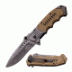 Master USA Folding Blade, 3.3in, Stainless Steel Blade, Handle MU-A041TN
