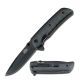 Master USA Folding Blade, 3.5in, Stainless Steel Blade, Carbon Fiber Camo Nylon Fiber Handle, MU-A005CF