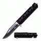 Master USA Folding Blade, 3.8in, Stainless Steel Blade, Black Nylon Fiber Handle MU-A007BK