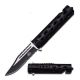 Master USA Folding Blade, 3.8in, Stainless Steel Blade, Black Nylon Fiber Handle, MU-A007BK