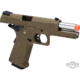 Matrix Hi-Capa Gas Blowback Airsoft Pistol, 4.3in, Tan, ASP1300003