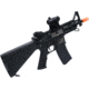 Matrix Sportsline M4 RIS Airsoft AEG Rifle w/G2 Micro-Switch Gearbox, 5in Stubby Fixed Stock, Black, Large, ST-AEG-293-BK