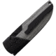 Matsey Basilisk Black Folding Knife, 4.13in Closed, 3in Black Stonewash Bohler M390 SS Blade, Black Canvas Micarta Handle, BASILISK-BLK-TI-BLK