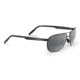 Maui Jim Castles Sunglasses, Matte Black Frame, Neutral Grey Lens, Polarized, 728-2M