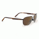 Maui Jim Castles Sunglasses, Matte Chocolate Frame, HCL Bronze Lens, Polarized, H728-01M