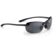 Maui Jim Hanalei Sunglasses, Matte Black Rubber, Grey Lenses, Matte Black Rubber 413-2M