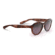 Maui Jim Leia Sunglasses,Round,Brown Feathered Frame,Polarized Maui Rose Lens RS708-26D