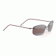 Maui Jim Myna Sunglasses, Burgundy with Red Sleeve Frame, Maui Rose Lens, Polarized, R718-07