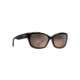 Maui Jim Plumeria Polarized Cat Eye  Sunglasses,Dark Tortoise,Maui Rose Lens RS768-10