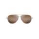Maui Jim Shallows Polarized Aviator Sunglasses, Satin Gold Frame, HCL Bronze Lens, Satin Gold H543-16A