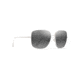 Maui Jim Triton Polarized Aviator Sunglasses, Silver Frame, Neutral Grey Lens, Silver 546-17