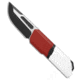 Maxace Maxace Capsule III Liner Lock Knife Red/White Titanium 2.6" M398 DLC MM49-1-A, Red/White, Bohler M398, adult, BHQ-227681