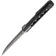 Maxace Raccoon Dog SW Folding Knife, 4.63in Closed, 3.5in CPM S90V Stainless Steel Blade, Gray Stonewash Titanium Handle, Nylon Case, M08C