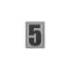 Maxpedition Number 5 Morale Patch, SWAT, 0.84in x 1.18in NUM5S